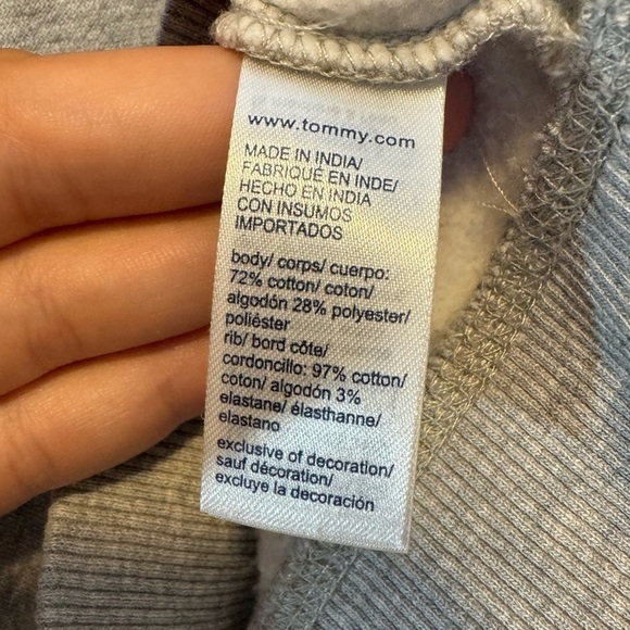 Tommy Hilfiger Sweatshirt Gray Size Small S - Picture 12 of 12
